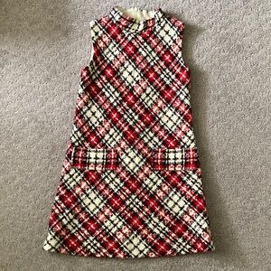 Neiman Marcus HELENA red tweed dress, Girls' 5.